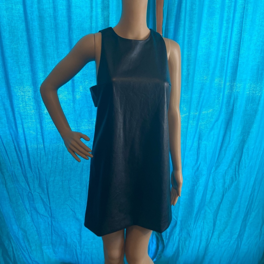Forever 21 Faux Leather Sleeveless Mini Dress